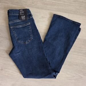 GAP Women's Dark Blue Universal Baby Boot Cut Jeans